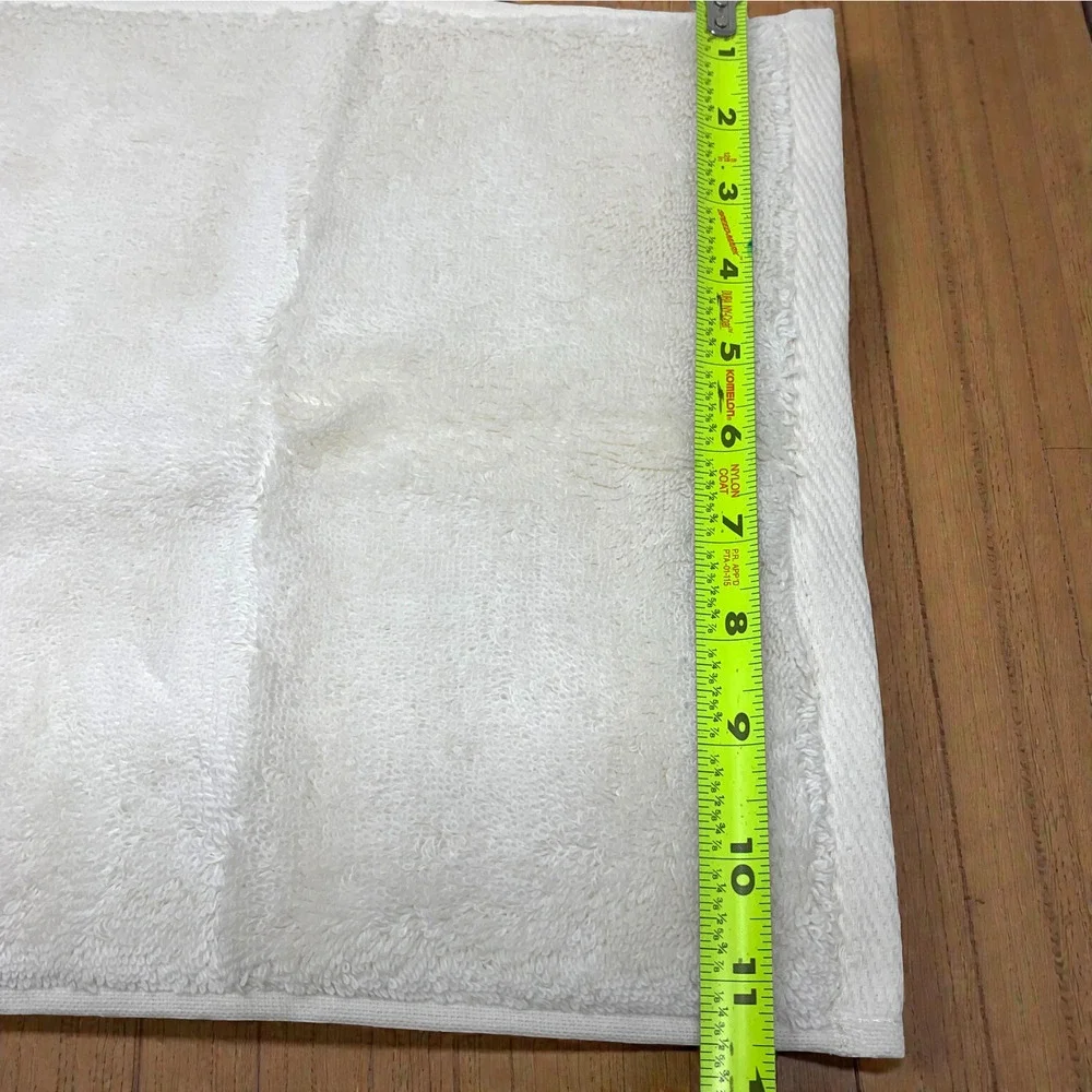 NEW Lot 2 The Citizenry Plush Face Towel Washcloth Organic Cotton Natural White